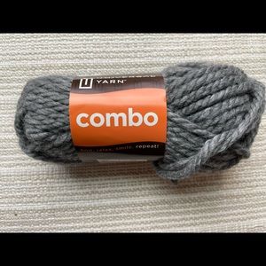 Combo charcoal yarn. One skein
